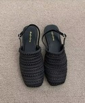 サンダル クロシェ メッシュ バックストラップ...の詳細画像4