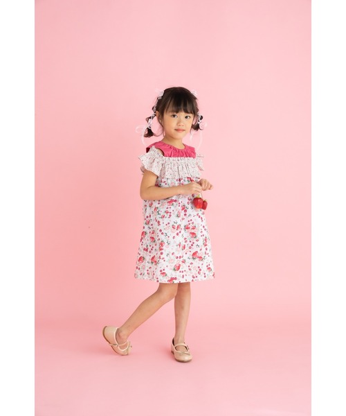 「nino」 「KIDS」ノースリーブワンピース 120cm ピンク キッズ_画像8