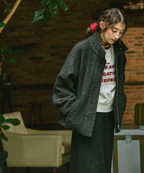 「GEORGE'S」 ブルゾン MEDIUM ブラック レディース_画像5