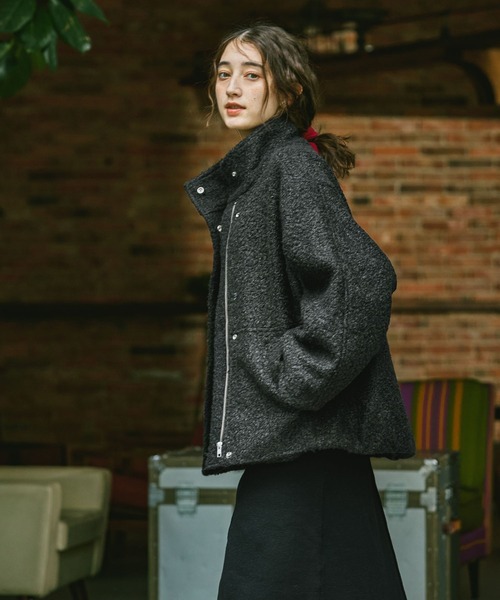 「GEORGE'S」 ブルゾン MEDIUM ブラック レディース_画像7