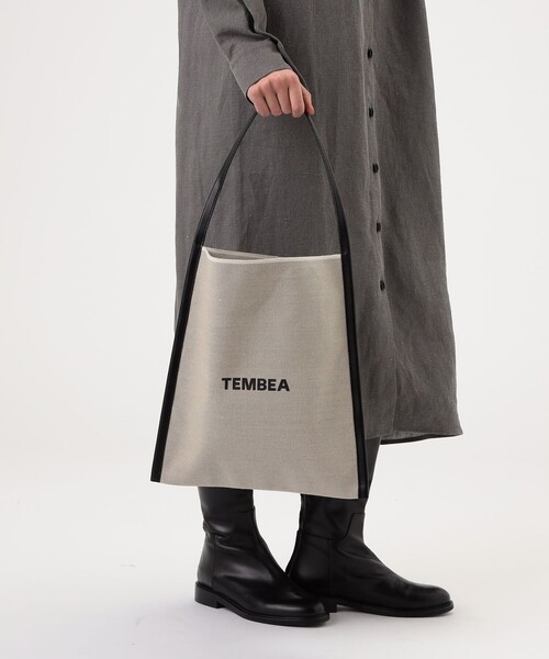 TEMBEAトートバッグ美品 TEMBEA（テンベア） トートバッグ FREE ライトベージュ レディース