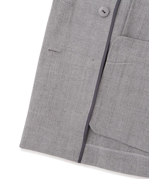 「JILL by JILL STUART」 テーラードジャケット MEDIUM ダークグレー レディース_画像6