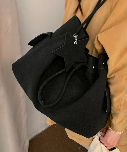 SHALOM STAR BAG バッグ [ブラック] ショルダーバッグ バッグ 星チャーム付きショルダーバッグ レディース