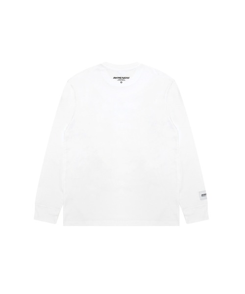 「AAPE BY A BATHING APE」 長袖Tシャツ X-LARGE ホワイト メンズ_画像4