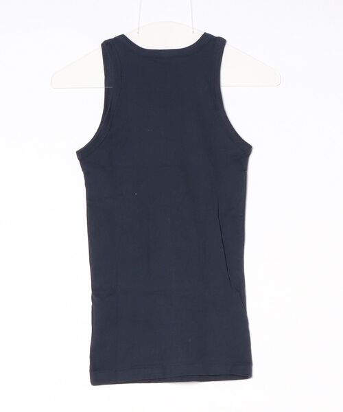 「PETIT BATEAU」 ノースリーブトップス X-SMALL ネイビー レディース_画像2
