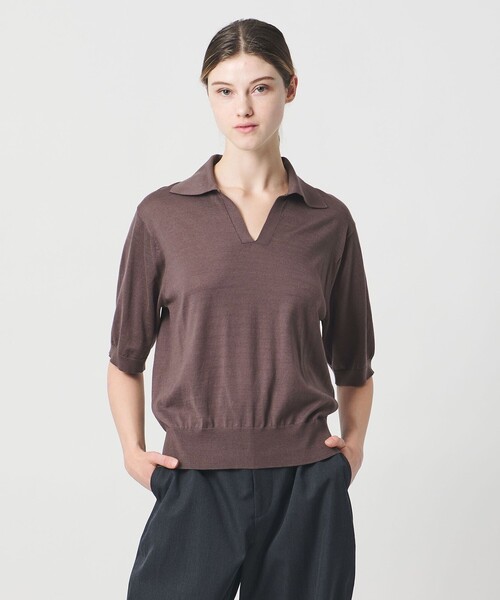 LOEFF（ロエフ） ニット セーター 「LOEFF」ハイゲージ スキッパー