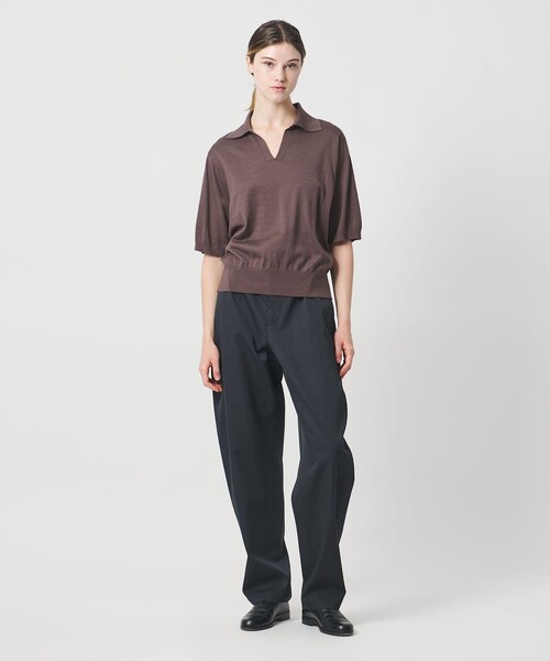 LOEFF（ロエフ） ニット セーター 「LOEFF」ハイゲージ スキッパー