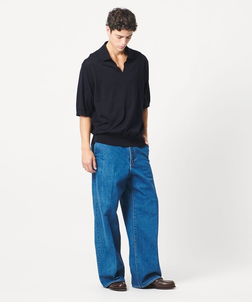 LOEFF（ロエフ） ニット セーター 「LOEFF」ハイゲージ スキッパー
