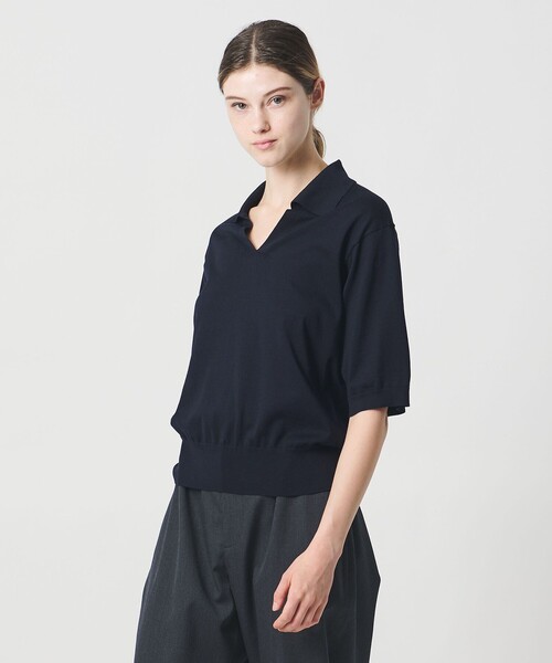 LOEFF（ロエフ） ニット セーター 「LOEFF」ハイゲージ スキッパー
