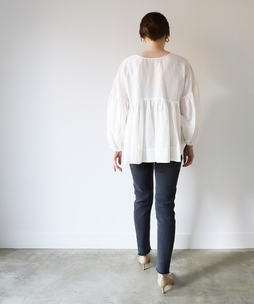 「marmors」 長袖ブラウス 36 ホワイト レディース_画像5