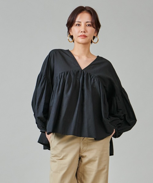 「marmors」 長袖ブラウス 36 ホワイト レディース_画像7