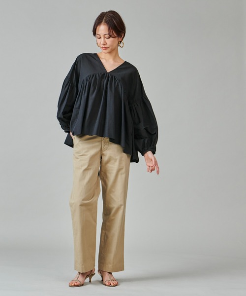 「marmors」 長袖ブラウス 36 ホワイト レディース_画像8