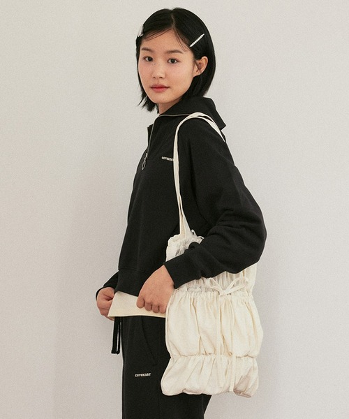 エコバッグ WOMEN CLOVER HEART SHIRRING RIBBON ECO BAG_1
