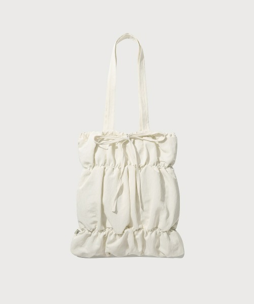 エコバッグ WOMEN CLOVER HEART SHIRRING RIBBON ECO BAG_6