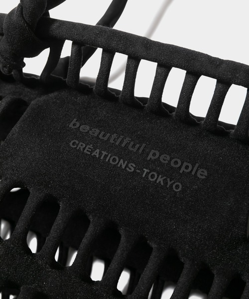 「beautiful people」 ハンドバッグ FREE ブラック レディース