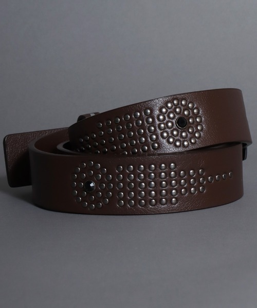 SITRY（シトリー） ベルト Synthetic Leather Studs Belt/フェイク