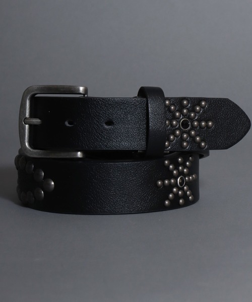 SITRY（シトリー） ベルト Synthetic Leather Studs Belt/フェイク