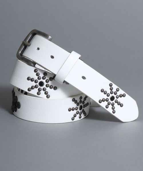 SITRY（シトリー） ベルト Synthetic Leather Studs Belt/フェイク