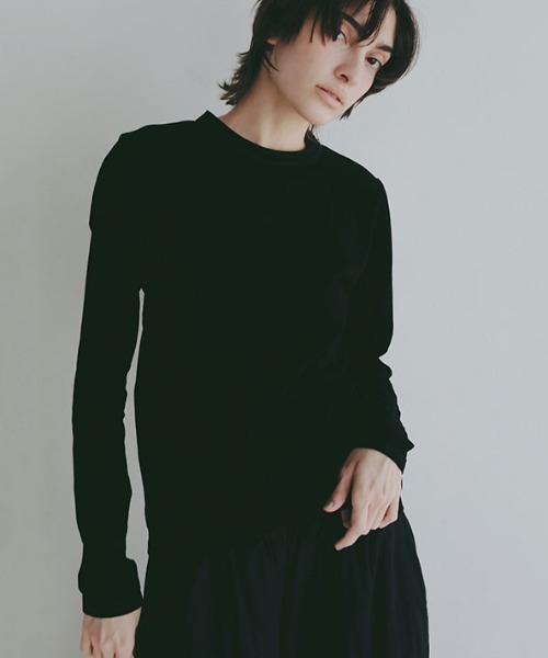 ETRE TOKYO（エトレトウキョウ） tシャツ アウトステッチクルーネック