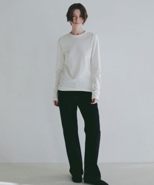 ETRE TOKYO（エトレトウキョウ） tシャツ アウトステッチクルーネック