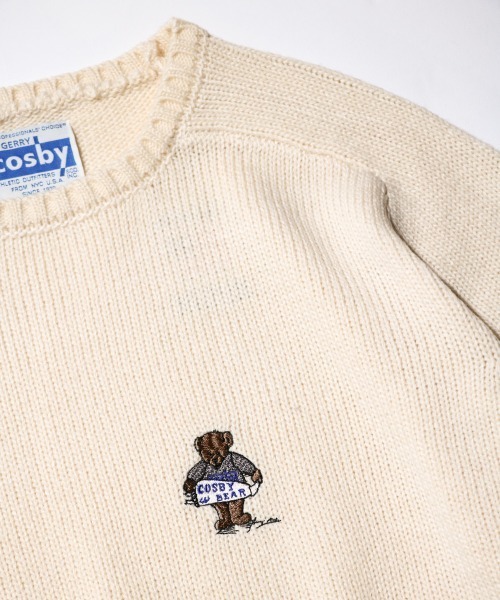 「Gerry Cosby」 長袖ニット MEDIUM ネイビー メンズ_画像5