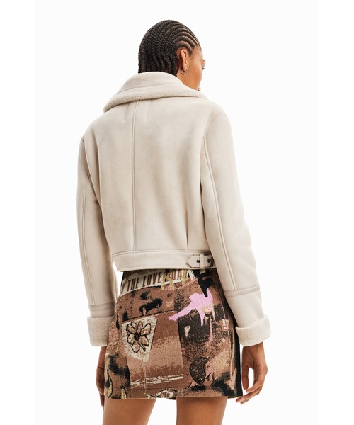 「Desigual」 ブルゾン X-LARGE ベージュ レディースの画像