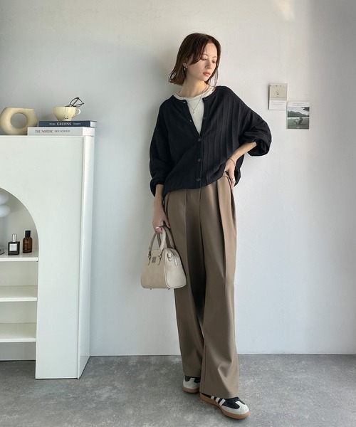 「classicalelf」 ニットカーディガン LARGE ブラック レディース_画像7