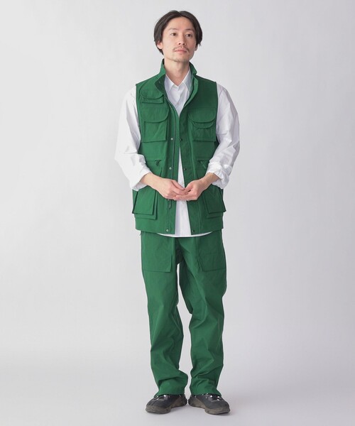 「+phenix」 スラックス MEDIUM グリーン メンズの画像