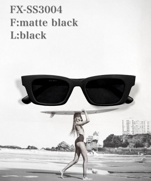 FLEX サングラス 調光・偏光レンズ搭載 slim square 3 sunglasses
