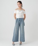 tシャツ レイヤードオフショルTシャツ キッズ...の詳細画像1