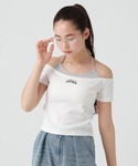 tシャツ レイヤードオフショルTシャツ キッズ...の詳細画像3