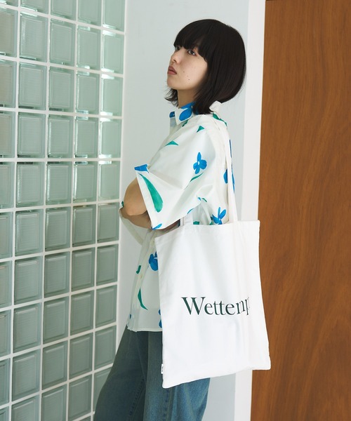 「WETTEMPT」 半袖シャツ MEDIUM オフホワイト メンズ_画像2