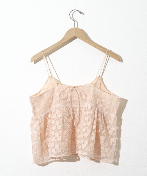 flower キャミソール シアーフラワービスチェ2 : ZOZOTOWN Yahoo!店