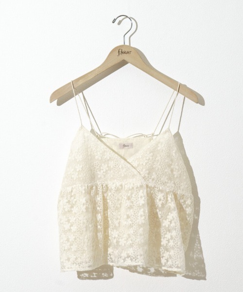 flower キャミソール シアーフラワービスチェ2 : ZOZOTOWN Yahoo!店