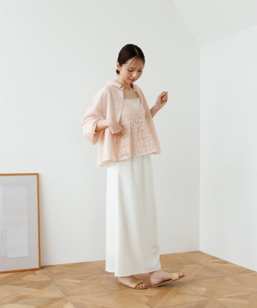 flower キャミソール シアーフラワービスチェ2 : ZOZOTOWN Yahoo!店