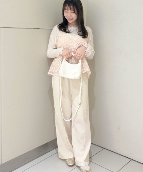 flower キャミソール シアーフラワービスチェ2 : ZOZOTOWN Yahoo!店