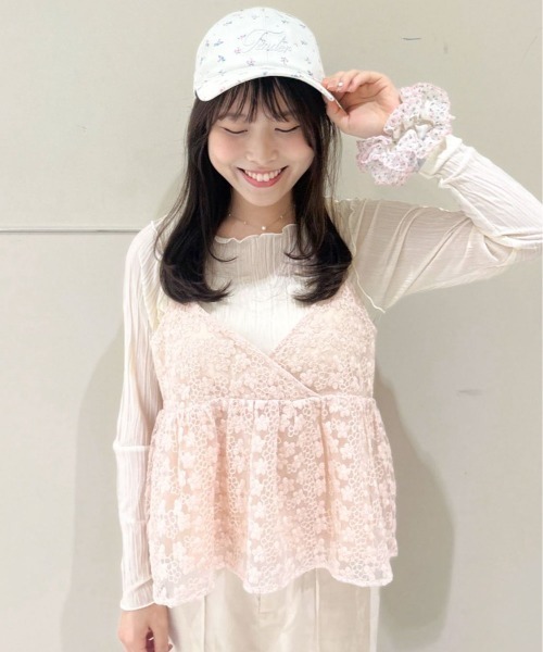 flower キャミソール シアーフラワービスチェ2 : ZOZOTOWN Yahoo!店