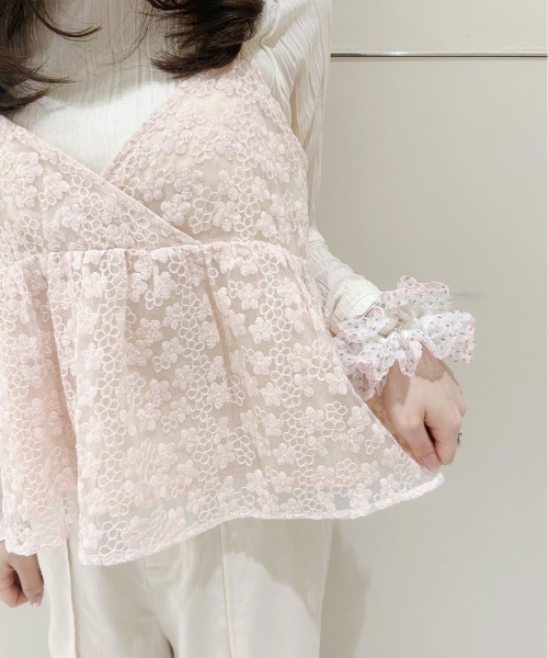 flower キャミソール シアーフラワービスチェ2 : ZOZOTOWN Yahoo!店