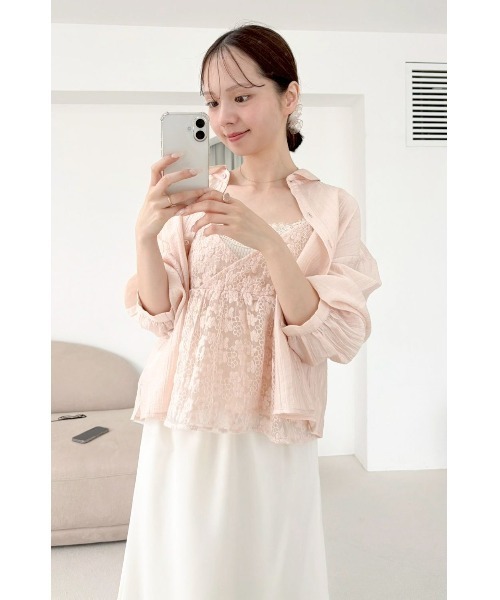 flower キャミソール シアーフラワービスチェ2 : ZOZOTOWN Yahoo!店