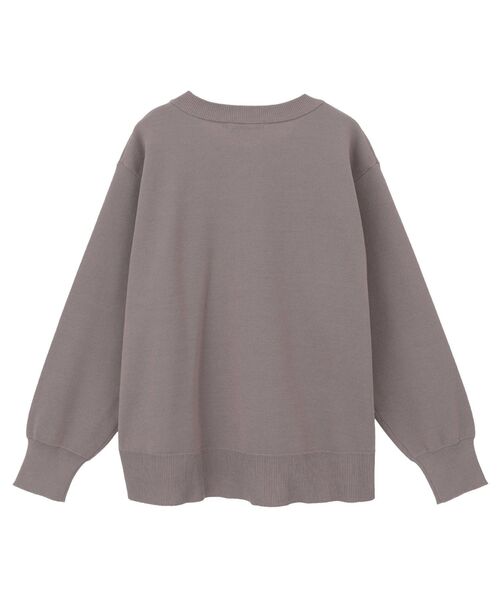 「AMERICAN HOLIC」 ニットカーディガン L ライトブルー レディース_画像5