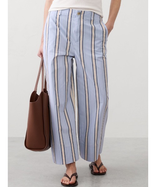 パンツ BANANA REPUBLIC FACTORY STORE　　ワイドレッグ ハイライズ クロップド パンツ レディースの画像