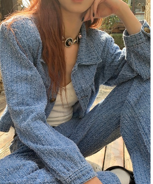 「N.s」 セットアップ M ブルー レディース_画像5