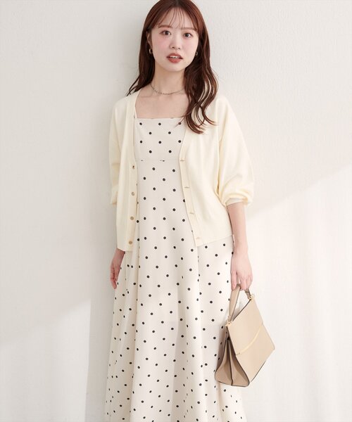 「natural couture」 カーディガン FREE グレイッシュベージュ レディース_画像6