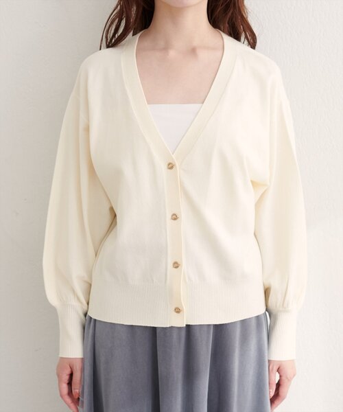 「natural couture」 カーディガン FREE グレイッシュベージュ レディース_画像9