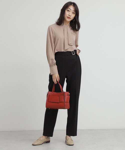 「N.(N. Natural Beauty Basic)」 長袖ブラウス MEDIUM グレー レディース_画像2
