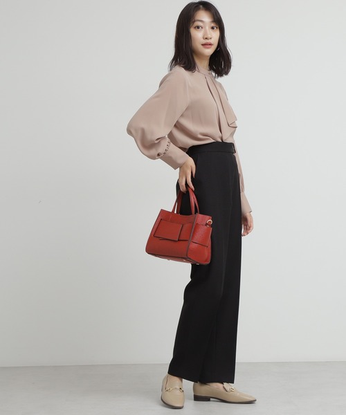 「N.(N. Natural Beauty Basic)」 長袖ブラウス MEDIUM グレー レディース_画像3