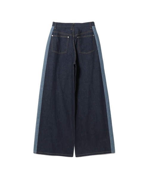 ワイドパンツ ジーンズ デニム デニムパンツ UNUS / Side Line Wide Denim レディースの画像