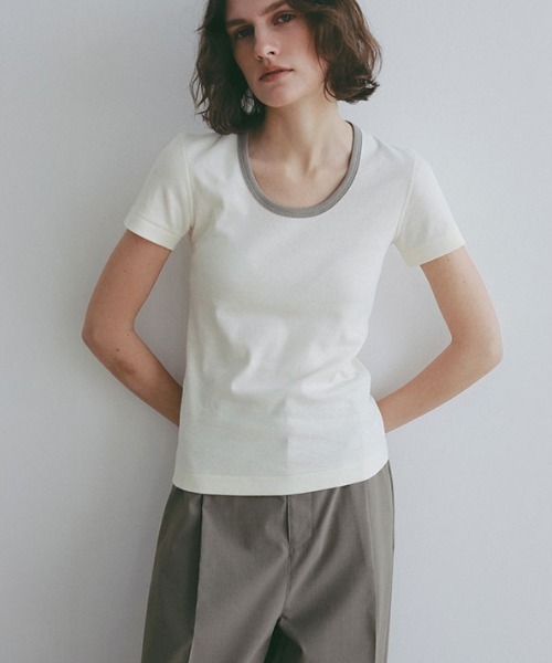 ETRE TOKYO（エトレトウキョウ） tシャツ 半袖 three dotsオーガニック