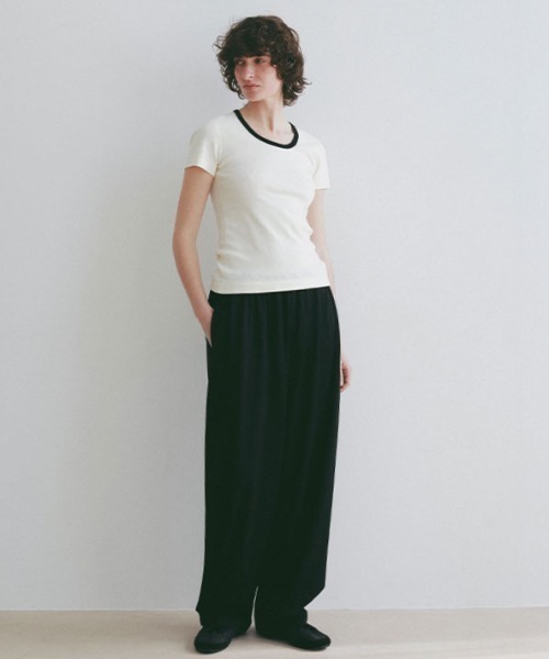 ETRE TOKYO（エトレトウキョウ） tシャツ 半袖 three dotsオーガニック