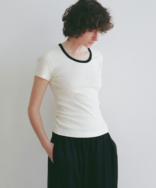 ETRE TOKYO（エトレトウキョウ） tシャツ 半袖 three dotsオーガニック